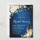 Recherche de royal blue bridal shower invitations Aquarelle