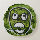 Recherche de monstres mignons coussins Vert