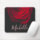 Recherche de rouge et rose tapis souris Monogramme