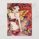 Recherche de fée papillon cartes postales Sirène