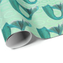 Recherche de sirène papier cadeau Motif