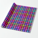 Recherche de plaid de madras papier cadeau Arc en ciel