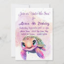 Recherche de de tortue anniversaire invitations Fille