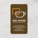 Recherche de café restaurant cartes visite Barista