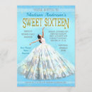 Recherche de royal blue 16ans anniversaire invitations Sweet sixteen