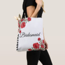 Recherche de mariage rouge et blanc sacs Élégant