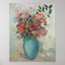 Zoek naar turquoise floral posters Blauw