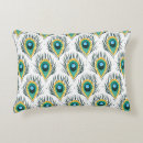 Recherche de plumes paon coussins Abstrait