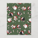 Recherche de noël de chien cartes postales Flocons de neige