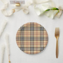 Recherche de tartan assiettes en papier Noir