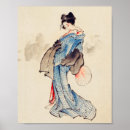 Zoek naar japanse vrouw posters Katsushika hokusai