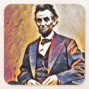 Recherche de abraham lincoln dessous de verres Président
