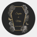 Recherche de mariages de goth autocollants Halloween