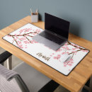 Recherche de cerisier japonais tapis souris Rose