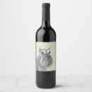 Recherche de dog bouteilles vin étiquettes Chiot