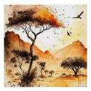 Recherche de aquarelle coucher soleil posters Pour eux