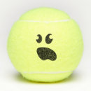 Recherche de visage tennis balles Éffrayant