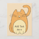 Recherche de cartoon animal cartes postales Orange