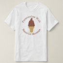 Recherche de crème glacée de chocolat tshirts Nourriture
