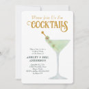 Recherche de cocktails cocktail party martini invitations À la fête d'anniversaire