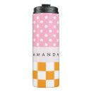 Recherche de pois orange tasses Monogrammé