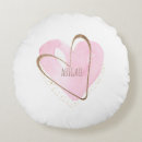 Recherche de rose de coeur coussins Girl
