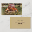 Recherche de voiture vintage cartes visite Antique