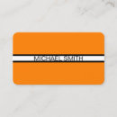 Recherche de noir blanc orange cartes visite Professionnel