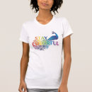 Zoek naar kleurrijke pauw tshirts Regenboog