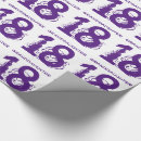 Recherche de 18 papier cadeau 18ème anniversaire