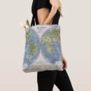 Recherche de vieux monde sacs Cartographie