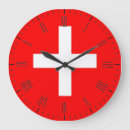 Recherche de drapeau suisse horloges Rouge