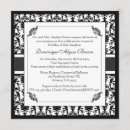 Recherche de remous de noir invitations Pour elle