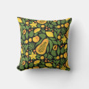 Recherche de fruits exotiques coussins Arrière plan