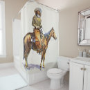 Recherche de vintage western rideaux douche Rodéo