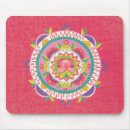 Recherche de mandala vert tapis souris Rose