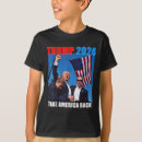 Zoek naar grappige troef tshirts Wie dan ook stemt