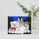 Recherche de bébés phoques cartes postales Hiver