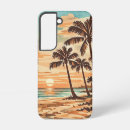 Recherche de palmier samsung coques Coucher de soleil