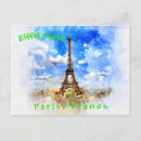 Zoek naar eiffel tower briefkaarten Illustratie