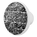 Recherche de lignes noires boutons et poignées de porte Abstrait