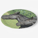 Recherche de chevaux assiettes en papier Cheval