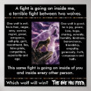 Recherche de loup indien posters Natif