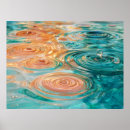 Zoek naar rimpels posters Water