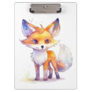 Recherche de renard porte blocs Illustration