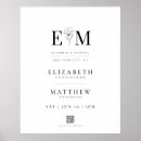Recherche de bienvenue mariage posters Monogramme