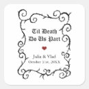 Recherche de mariages de goth autocollants Invités