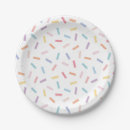 Recherche de arc ciel en assiettes en papier Girl