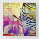 Zoek naar parels klokken Abstract