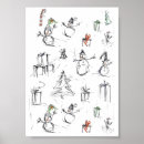 Recherche de joyeuses fêtes posters Bonhomme